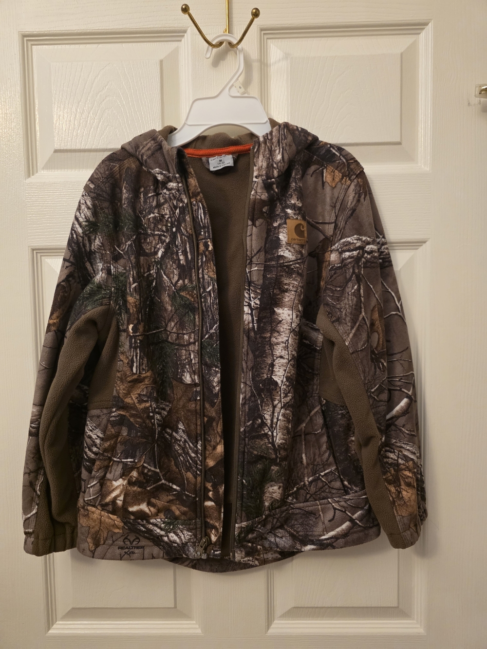 Carhartt Kids' Brown Camo Hooded Jacket